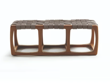 BUNGALOW - Teak garden bench with fabric seat by Riva 1920 - view 2